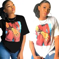 HM6090 2019 New Custom Logo T-shirt Harajuku Short-sleeve Round Neck Fashion Casual Women's Graphic Tops
HM6090 2019 New Custom Logo T-shirt Harajuku Short-sleeve Round Neck Fashion Casual Women's Graphic Tops