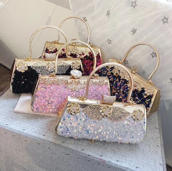 2020 High-end sequin sparkle fashion evening purse glitter Crossbody women handbag for party, Red pink blue black silver
2020 High-end sequin sparkle fashion evening purse glitter Crossbody women handbag for party, Red pink blue black silver