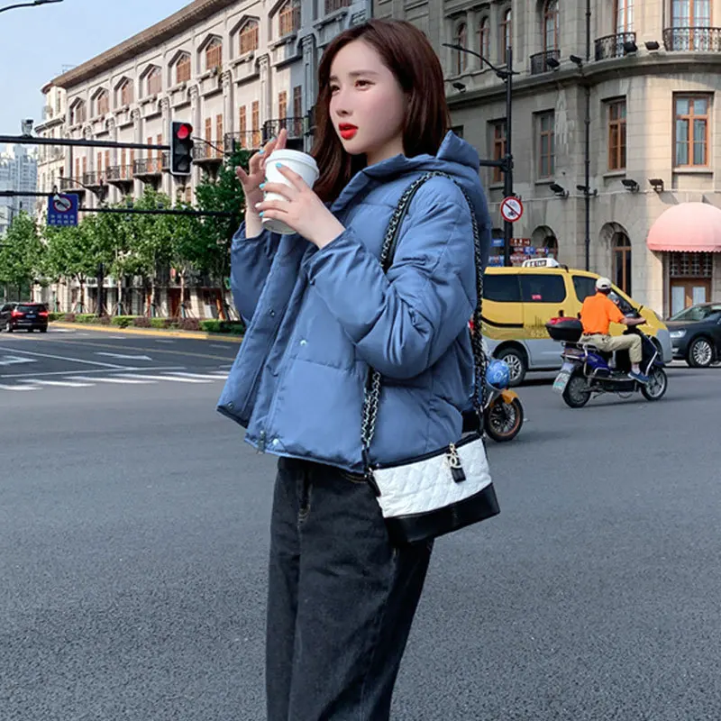 Winter Trend Cotton Coat Women's 2021 New Solid Color Loose Thickened Hooded Bread Suit, Picture showns
Winter Trend Cotton Coat Women's 2021 New Solid Color Loose Thickened Hooded Bread Suit, Picture showns