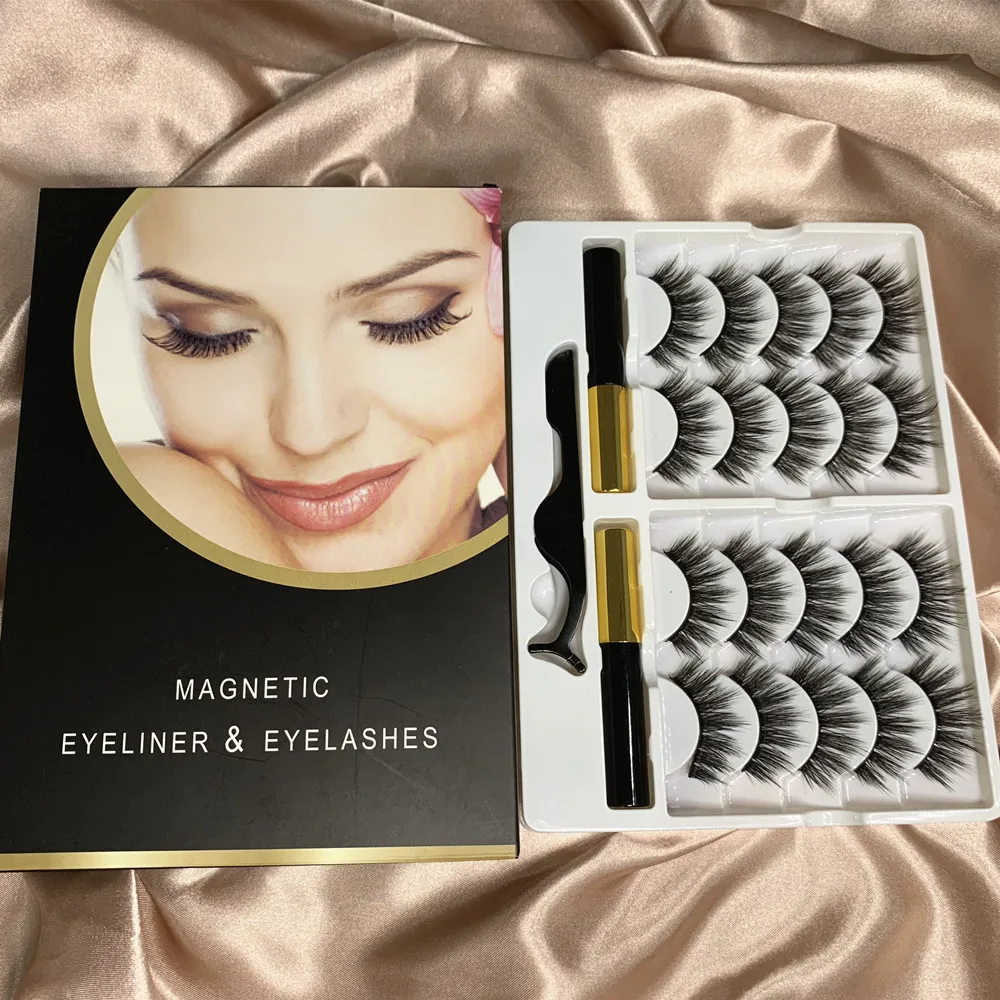 Faux Magnetic Eyelashes Kit Magnetic Eyelashes With Magnetic Liner Self Adhesive Eyelashes With Eyeliner, Custom color
Faux Magnetic Eyelashes Kit Magnetic Eyelashes With Magnetic Liner Self Adhesive Eyelashes With Eyeliner, Custom color