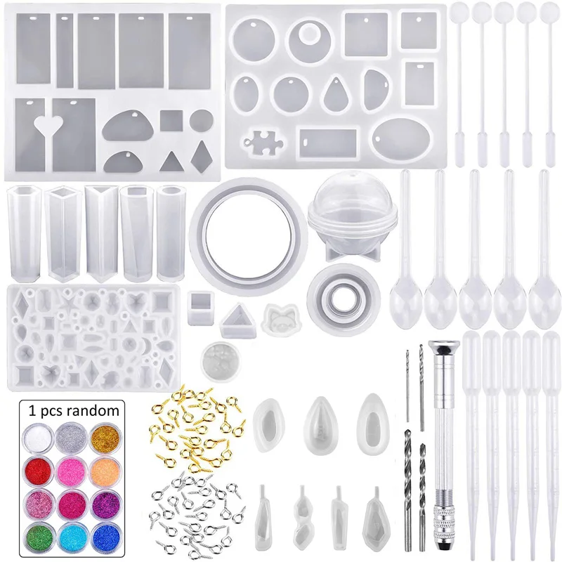 Crystal Drop Adhesivev silicone mould for DIY pendant suit with crystal drop glue bracelet and powder Resin Casting Molds, White
Crystal Drop Adhesivev silicone mould for DIY pendant suit with crystal drop glue bracelet and powder Resin Casting Molds, White