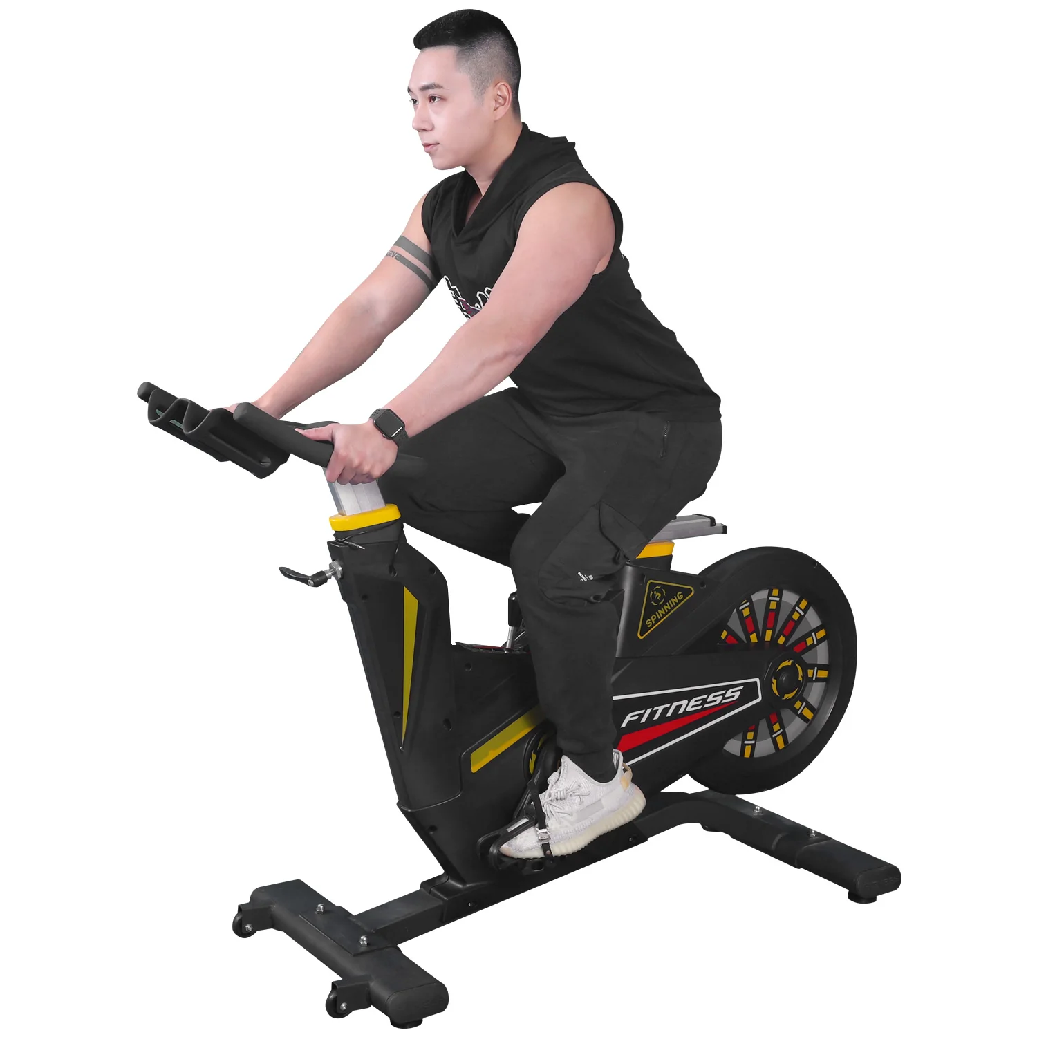 Magnetically controlled ultra-quiet weight loss commercial home aerobic equipment fitness bike for spinning and commercial gym
Magnetically controlled ultra-quiet weight loss commercial home aerobic equipment fitness bike for spinning and commercial gym