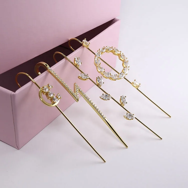 Wholesale S925 Silver Jewelry 14K Gold Plated Cubic Zirconia Earring Crawlers Ear Wrap Crawler Hook Earrings
Wholesale S925 Silver Jewelry 14K Gold Plated Cubic Zirconia Earring Crawlers Ear Wrap Crawler Hook Earrings