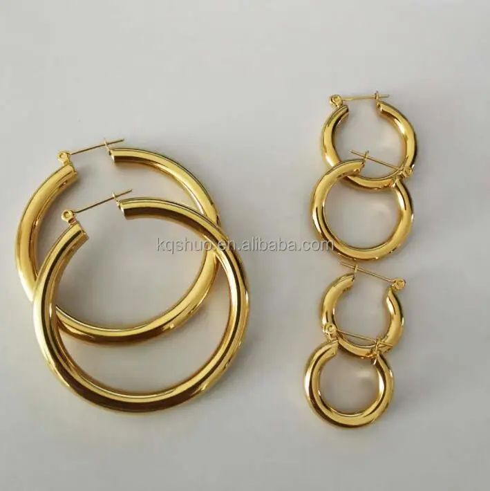 Modern Minimalist Jewelry Hypoallergenic Geometrical Earrings Stainless steel Small Chunky Trendy Big Hoop Thick Hoop Earrings
Modern Minimalist Jewelry Hypoallergenic Geometrical Earrings Stainless steel Small Chunky Trendy Big Hoop Thick Hoop Earrings