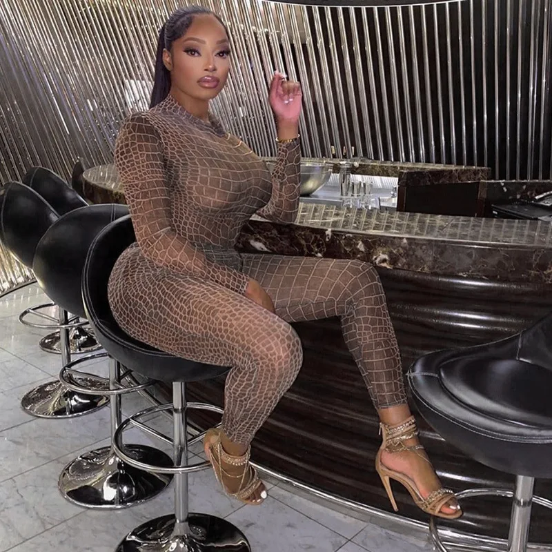 Club Bodycon Jumper for Women Long Sleeve One Piece Bodysuit Mesh Brown Sheer Jumpsuit for Women
Club Bodycon Jumper for Women Long Sleeve One Piece Bodysuit Mesh Brown Sheer Jumpsuit for Women