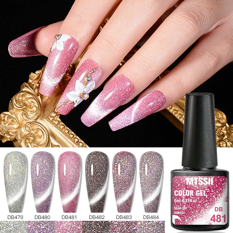Wholesale fashion private label 6ml 6 colors glitter flash cat eye uv gel polish shiny reflective magnetic nail gel
Wholesale fashion private label 6ml 6 colors glitter flash cat eye uv gel polish shiny reflective magnetic nail gel