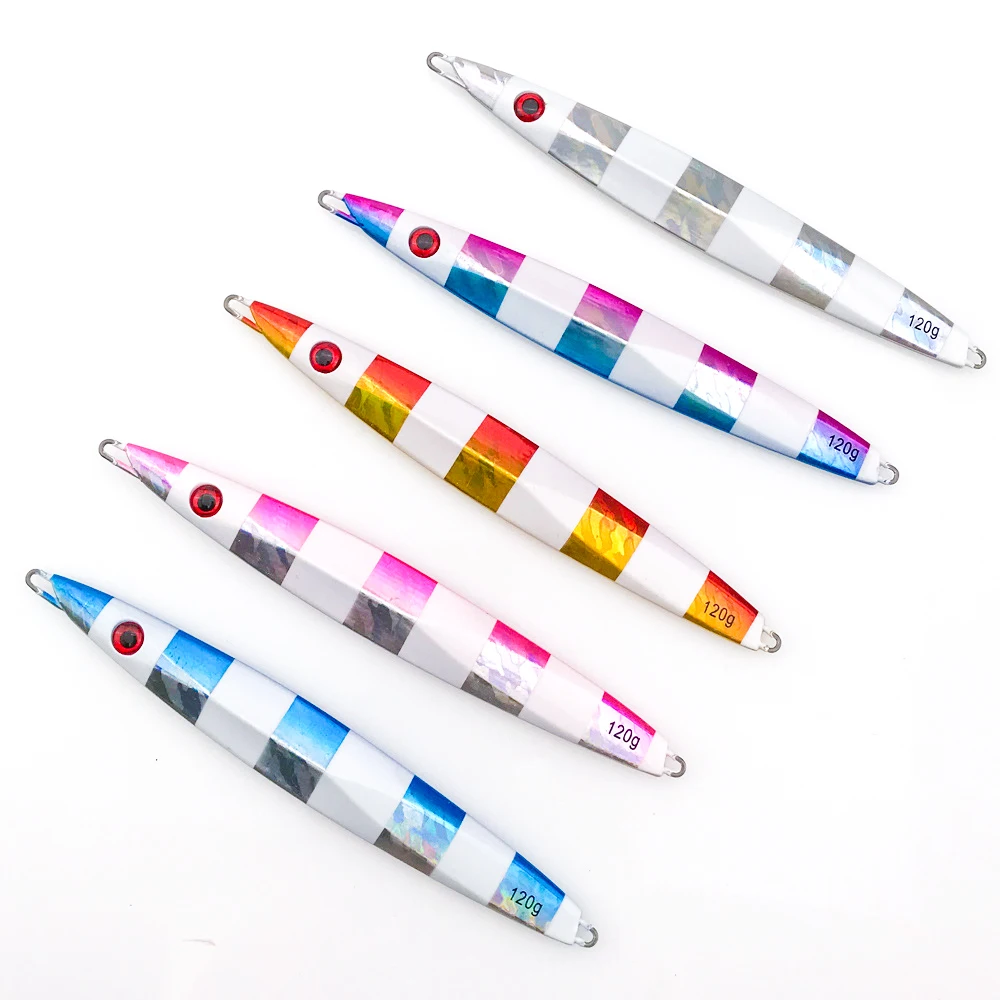 Wholesale 80g 300g Metal jig Saltwater atmosphere hoot Jigging Fast Sinking lead fishing, 5 colors
Wholesale 80g 300g Metal jig Saltwater atmosphere hoot Jigging Fast Sinking lead fishing, 5 colors
