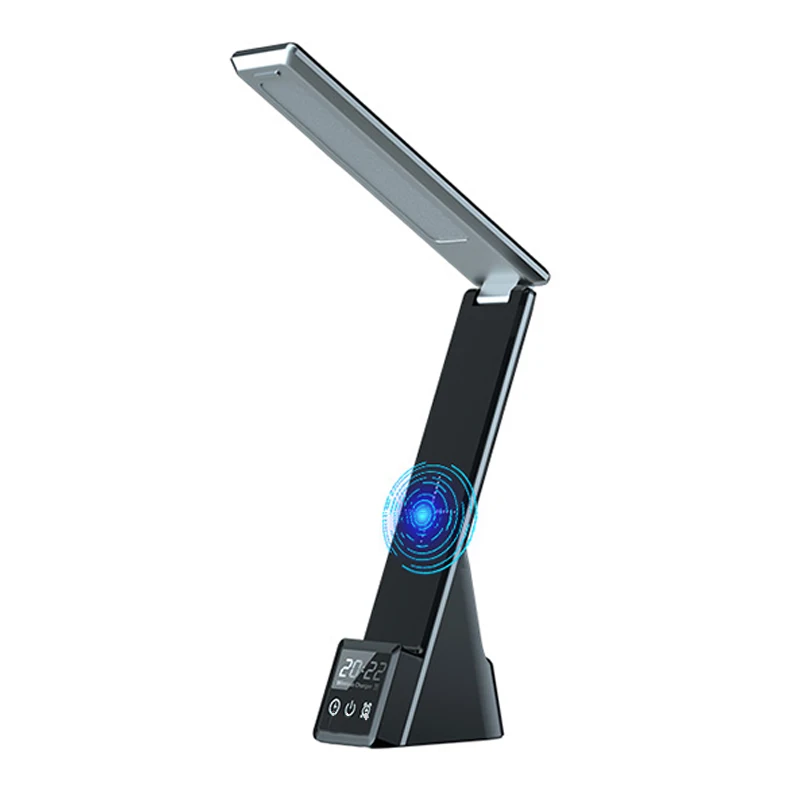 Bedroom table lamp multifunction chargers wireless charging station stand with lamp, Black, white
Bedroom table lamp multifunction chargers wireless charging station stand with lamp, Black, white