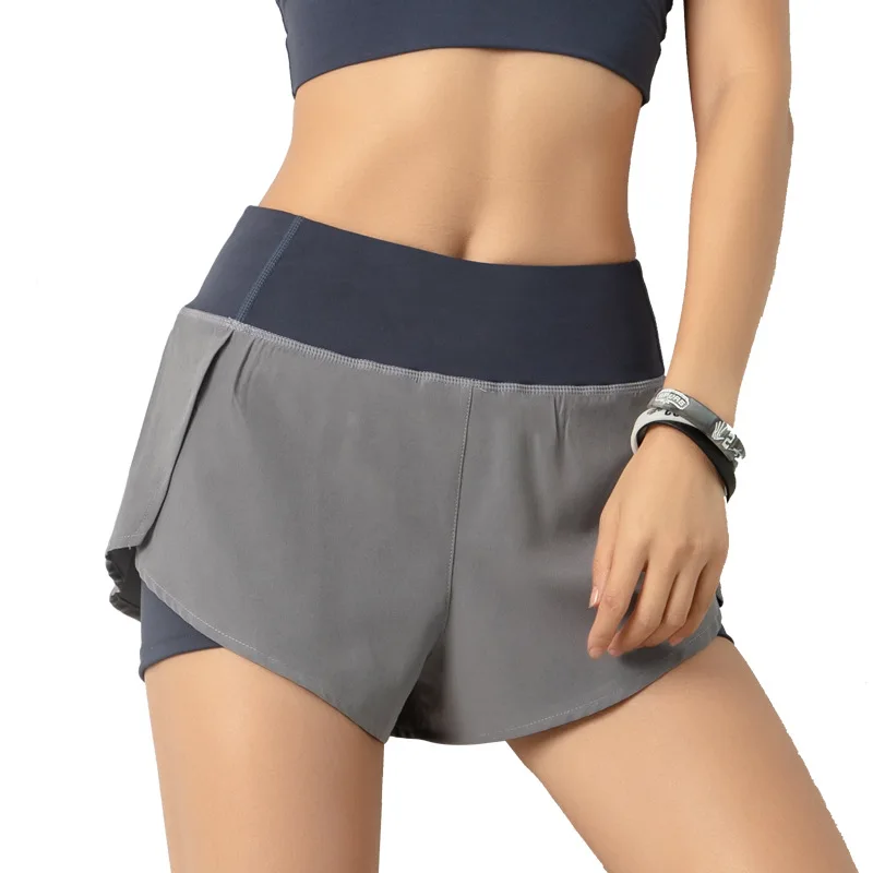 Wholesale New Arrival Hot Europe Pockets Two-layer Running Anti-emptied Quick-dry Solid Color Women Sports Gym Shorts Hot Pants
Wholesale New Arrival Hot Europe Pockets Two-layer Running Anti-emptied Quick-dry Solid Color Women Sports Gym Shorts Hot Pants