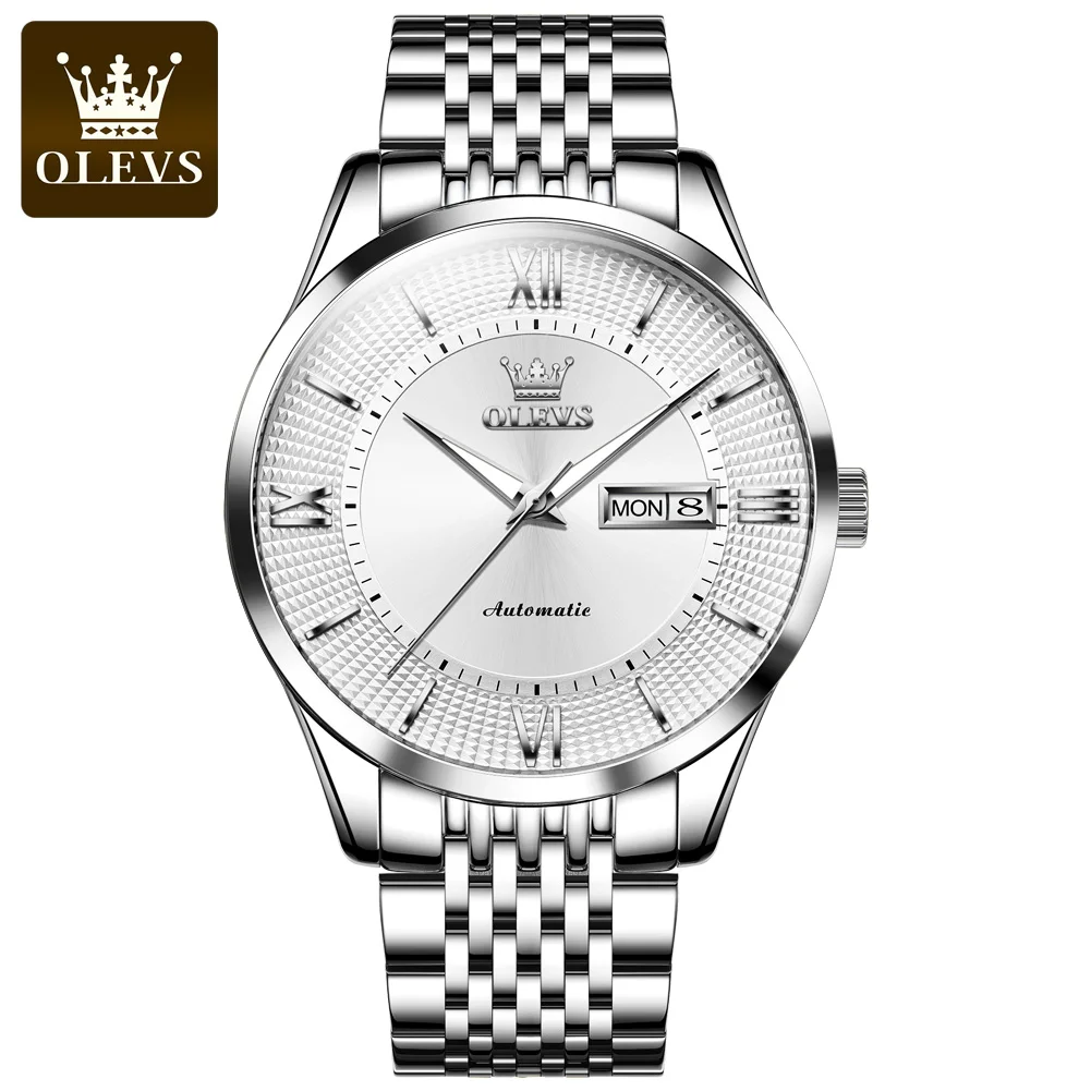 OLEVS 6657 Men Automatic Mechanical Watches Business Tungsten Steel Waterproof Wristwatch Men Fashion Clock
OLEVS 6657 Men Automatic Mechanical Watches Business Tungsten Steel Waterproof Wristwatch Men Fashion Clock