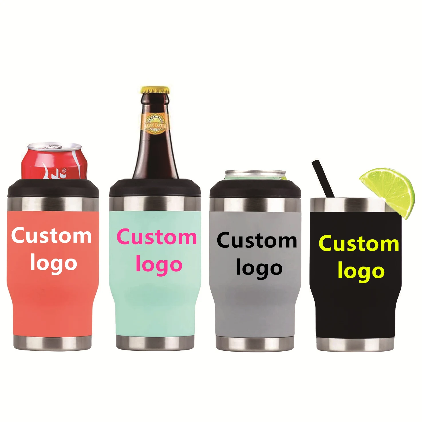 TOP high quality 4 in1can cooler can cooler stainless steel skinny beer can cooler stainless steel custom logo coozy
TOP high quality 4 in1can cooler can cooler stainless steel skinny beer can cooler stainless steel custom logo coozy