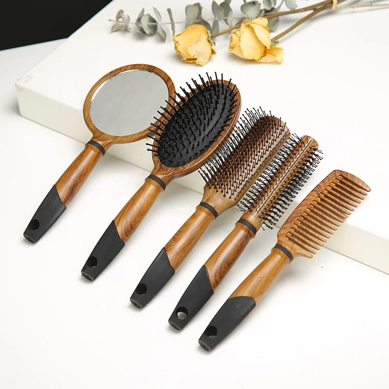 Wholesale 5 Pcs Air Cushion Massage Hair Brush Comb Set High End Wooden Combs Set With Mirror
Wholesale 5 Pcs Air Cushion Massage Hair Brush Comb Set High End Wooden Combs Set With Mirror