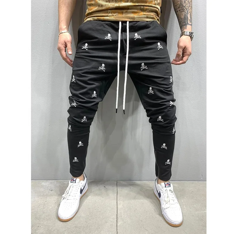 New arrival hip-hop trackpants fashion embroidery trousers casual self-cultivation trend sports feet zipper pants men, Picture shows
New arrival hip-hop trackpants fashion embroidery trousers casual self-cultivation trend sports feet zipper pants men, Picture shows