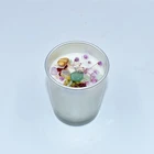 OEM Home Decoration Luxury Natural Soy Wax Crystal Scented Candle With Healing Stones