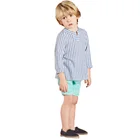 Cotton Toddler Children Set Custom Woven Cotton Child Clothes Fashion Kids Clothing Set Toddler Boy Clothing