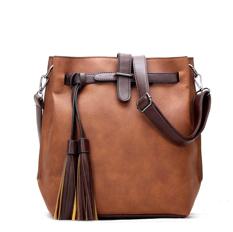 Fashion Women New PU Large Size Handbag Tote Bucket Hand Bag Shoulder Crossbody Shoulder Bags Satchel School sac a main femme, Picture showed
Fashion Women New PU Large Size Handbag Tote Bucket Hand Bag Shoulder Crossbody Shoulder Bags Satchel School sac a main femme, Picture showed