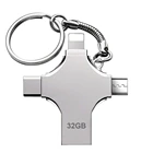 Stock Usb Flash Drive 4 In 1 Multi-function Otg Usb Flash Drive For Type-c Lightning Pendrive Memory Disk