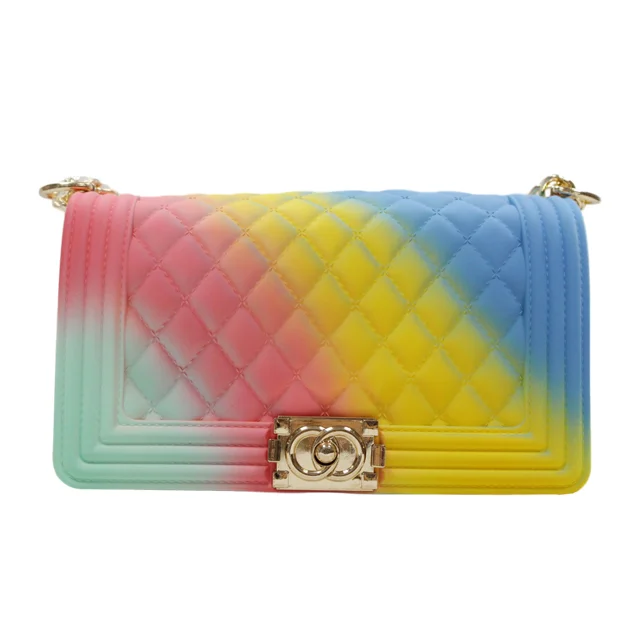 2021 newest colorful pvc jelly purse women fashion luxury single shoulder matte candy crossbody gold chain jelly bag handbags
2021 newest colorful pvc jelly purse women fashion luxury single shoulder matte candy crossbody gold chain jelly bag handbags