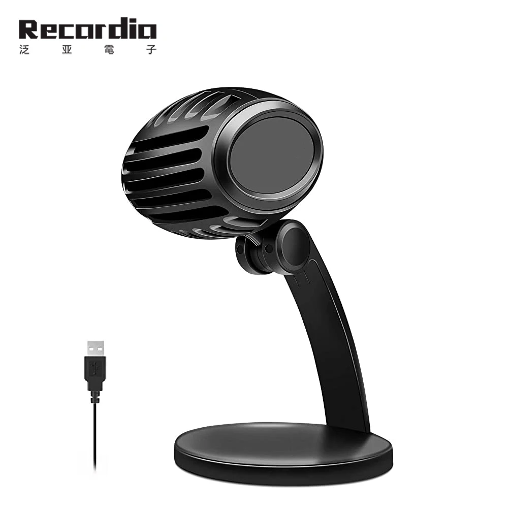 GAM-A10 USB Microphone studio recording condenser Microphone sound card integrated eco Karaoke Mic