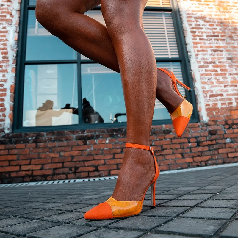 2022 European and American new pointed PVC suede shallow mouth women's thin high heels 9.5cm high heels
2022 European and American new pointed PVC suede shallow mouth women's thin high heels 9.5cm high heels