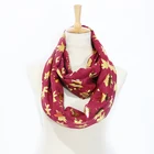 New style gold printed soft multifunction mixing colors breathable & comfortable baby nursing scarf