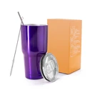 Oz. Stainless Steel 30 Oz. Double Wall Stainless Steel Vacuum Insulation Tumbler Cups
