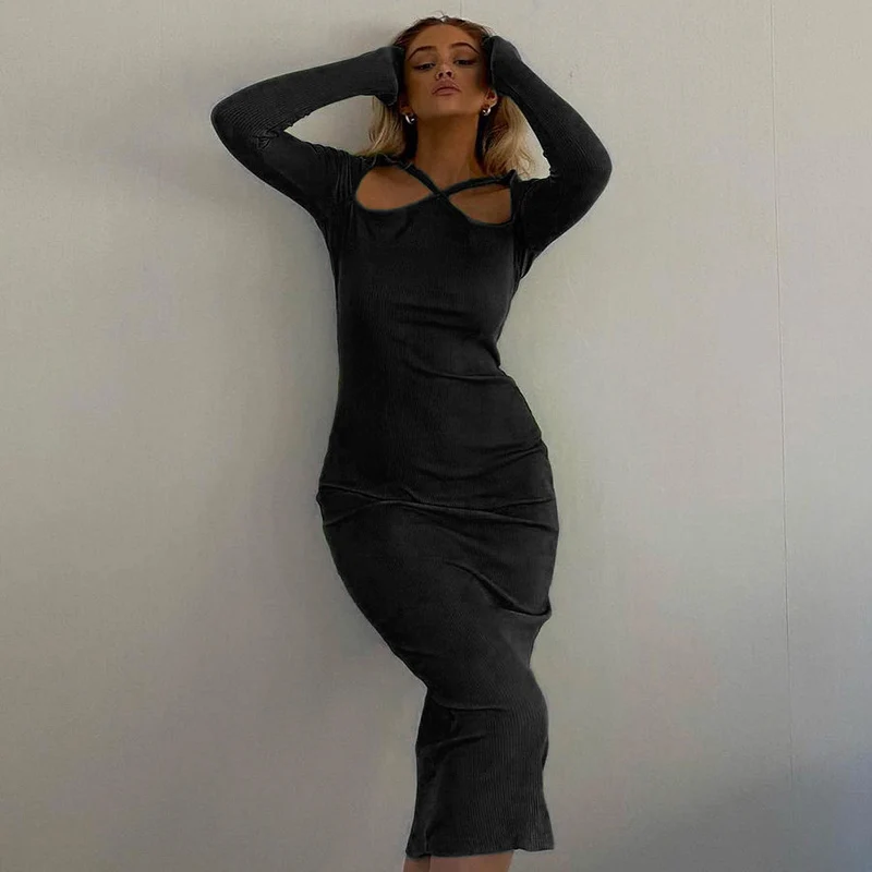 winter new arrival sexy hollow out long sleeve dress solid bodycon dress fashion women dresses
winter new arrival sexy hollow out long sleeve dress solid bodycon dress fashion women dresses