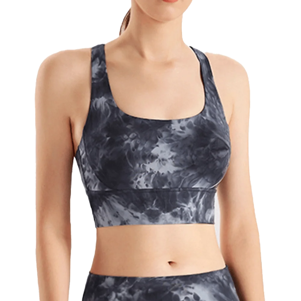 2021 Women SeamlessTie Dye Sport fitness X Cross Hollow Back Design yoga bra back cross shockproof gathering sport yoga bra, Customized
2021 Women SeamlessTie Dye Sport fitness X Cross Hollow Back Design yoga bra back cross shockproof gathering sport yoga bra, Customized