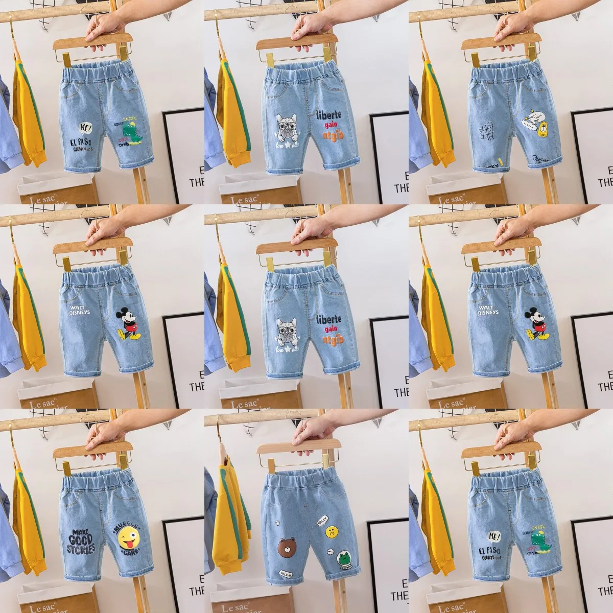 Children's clothes children's summer casual jeans children's shorts boys' pants girls' boutique shorts factory wholesale
Children's clothes children's summer casual jeans children's shorts boys' pants girls' boutique shorts factory wholesale