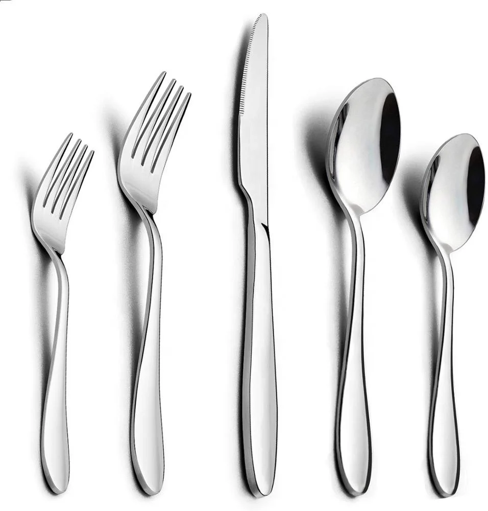 Flatware 5-Piece Fork and Knife Set Silverware Stainless Steel Home Kitchen Hotel Restaurant Tableware Cutlery Set, Gold/silver
Flatware 5-Piece Fork and Knife Set Silverware Stainless Steel Home Kitchen Hotel Restaurant Tableware Cutlery Set, Gold/silver