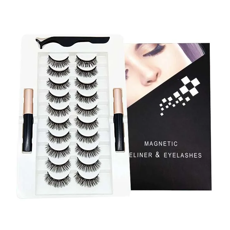2020 Factory Price 3D silk lash glue Magnetic Eye Lashes 10 Pairs Reusable Magnetic Eyelashes With Tweezers, Natural black
2020 Factory Price 3D silk lash glue Magnetic Eye Lashes 10 Pairs Reusable Magnetic Eyelashes With Tweezers, Natural black