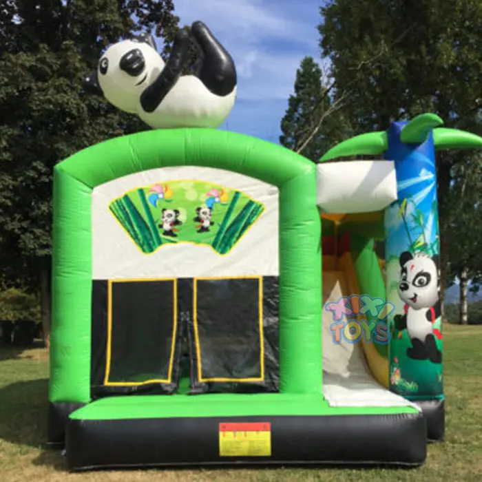 Commercial inflatable castle with slide combo for kids party rental business