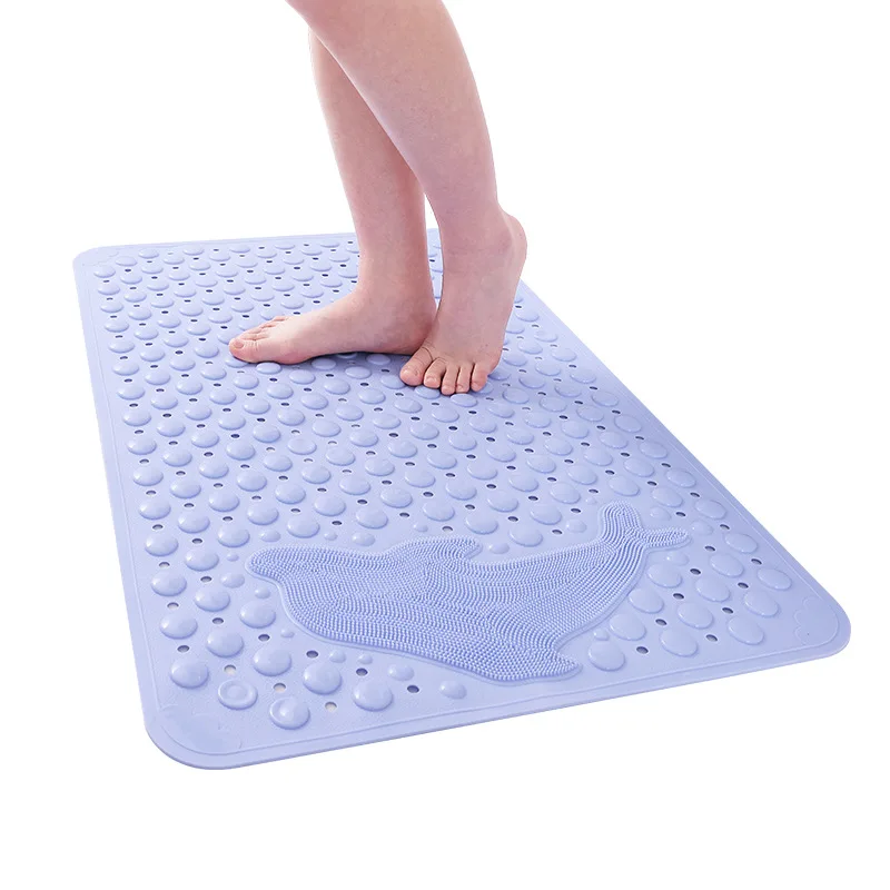 New Design Bathtub Shower Mats Extra Long Non-Slip Rubber Bath Mat Shower Massage Mat with Drainage Hole Strong Suction Cup
New Design Bathtub Shower Mats Extra Long Non-Slip Rubber Bath Mat Shower Massage Mat with Drainage Hole Strong Suction Cup