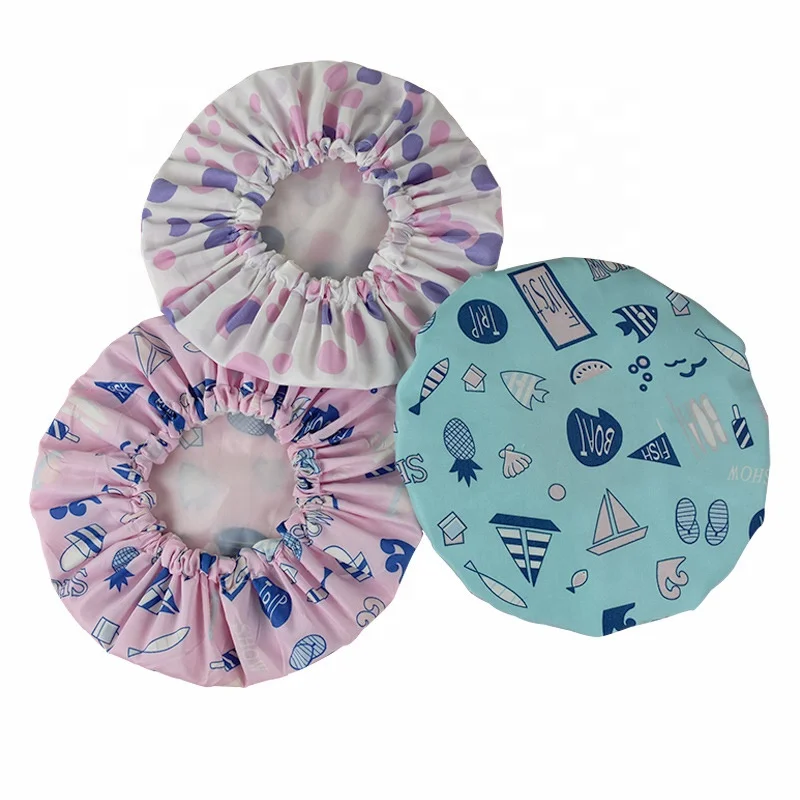 Customized Shower Cap Waterproof 2 Layer Reusable Bath Shower Cap for Shower and Salon, Green, orange, pink, white or customized
Customized Shower Cap Waterproof 2 Layer Reusable Bath Shower Cap for Shower and Salon, Green, orange, pink, white or customized