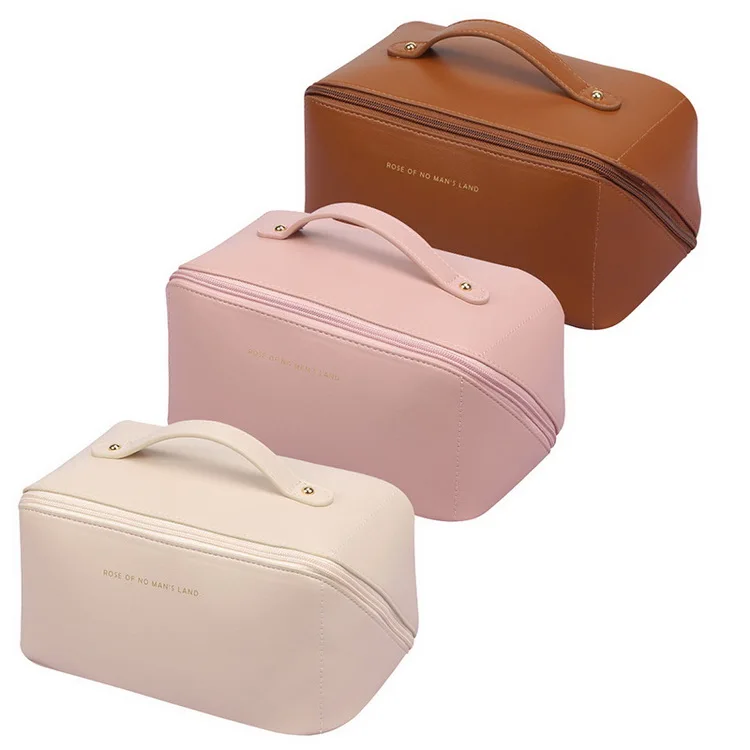 New Luxury Cosmetic Bag PU Leather Toiletry Kit Women Popular Make Up Organizer Travel Cosmetic Bag
New Luxury Cosmetic Bag PU Leather Toiletry Kit Women Popular Make Up Organizer Travel Cosmetic Bag