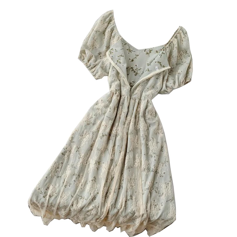 Summer Fairy Dress Women French Style Vintage Retro Chiffon Dress Puff Sleeve Casual Elegant Floral Print Dress Women 2021 New
Summer Fairy Dress Women French Style Vintage Retro Chiffon Dress Puff Sleeve Casual Elegant Floral Print Dress Women 2021 New