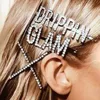 VRIUA Letters Hair Clips Crystal Headwear Hairpin Rhinestones GLAM DRIPPIN Barrettes Headband For Women Girls