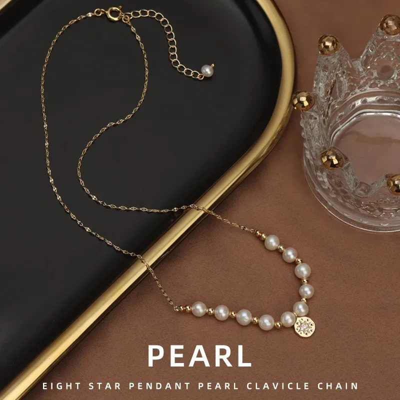 Fashion Women's Natural Freshwater Pearl Necklace Accessories Classic Design Wholesale
Fashion Women's Natural Freshwater Pearl Necklace Accessories Classic Design Wholesale