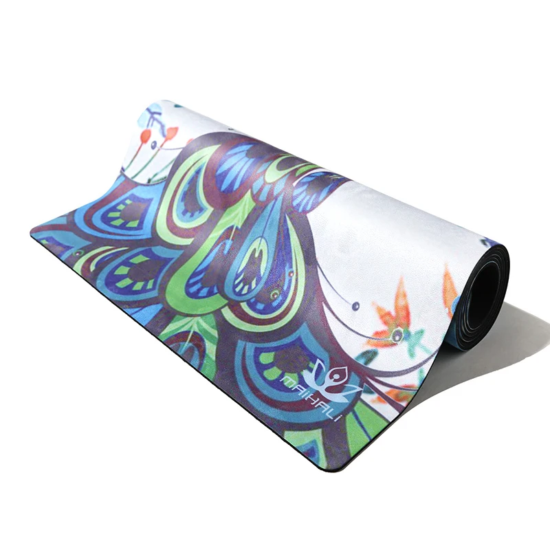 Personnalisation Fitness Mat Peahen Printed 5 mm Recycled Nuatural Rubber Suede Yoga Mat, Customized
Personnalisation Fitness Mat Peahen Printed 5 mm Recycled Nuatural Rubber Suede Yoga Mat, Customized