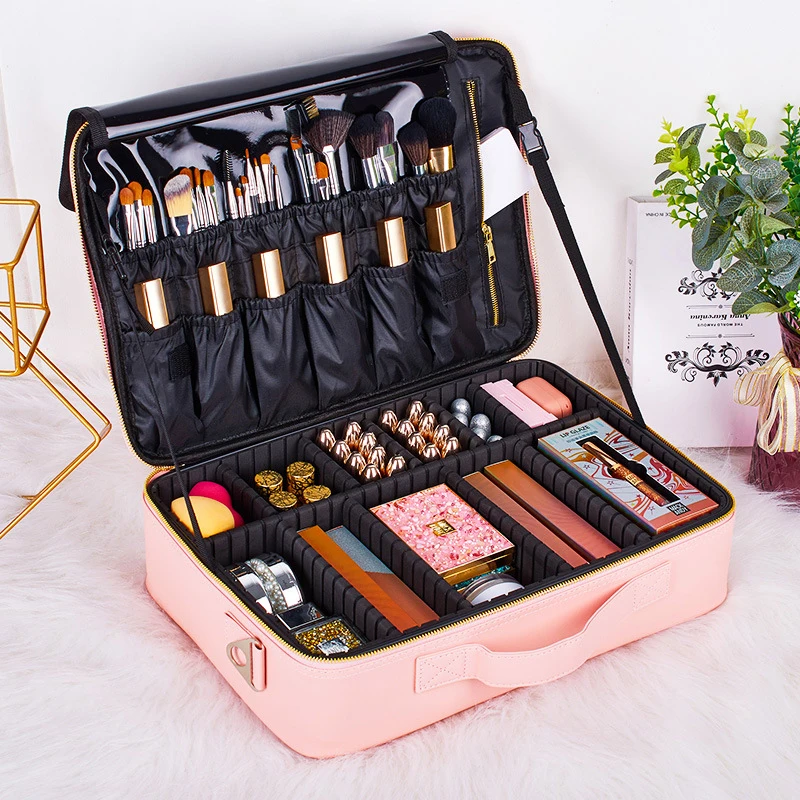2022 New Arrival Professional Beauty Vanity Bag Sturdy Makeup Organizer Cosmetic Box Case for Ladies
2022 New Arrival Professional Beauty Vanity Bag Sturdy Makeup Organizer Cosmetic Box Case for Ladies