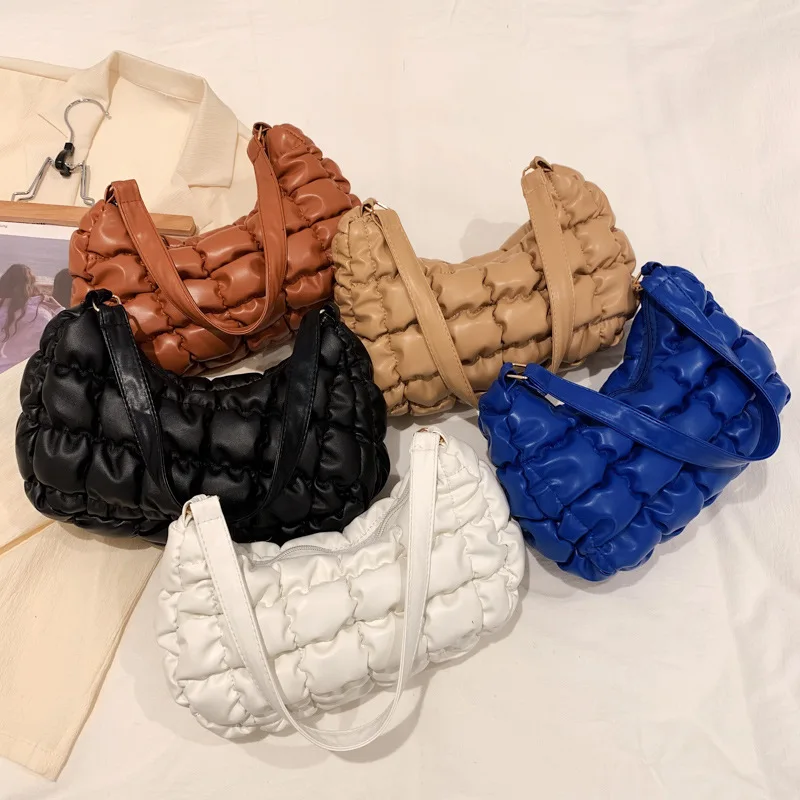 Custom Women Multi Colors Shoulder Bag Pleated Pu Leather Shoulder Bags For Sale, Colorful
Custom Women Multi Colors Shoulder Bag Pleated Pu Leather Shoulder Bags For Sale, Colorful