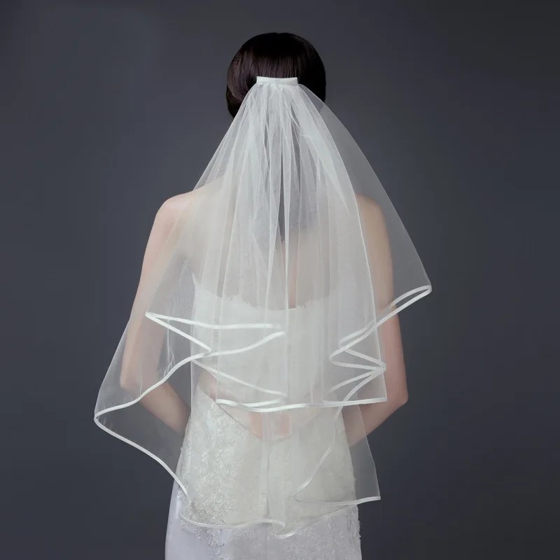 Jachon Bridal Veil Women's Simple Tulle Short Bachelorette Party Wedding Veils Ribbon Edge With Comb for Wedding Hen Party
Jachon Bridal Veil Women's Simple Tulle Short Bachelorette Party Wedding Veils Ribbon Edge With Comb for Wedding Hen Party