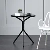 Bar Table Coffee Metal Iron White Modern Round Outdoor Breakfast Furniture Kitchen High Commercial Bar Table For Home