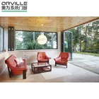 Good sale high air tightness aluminum alloy glass folding bifolding doors