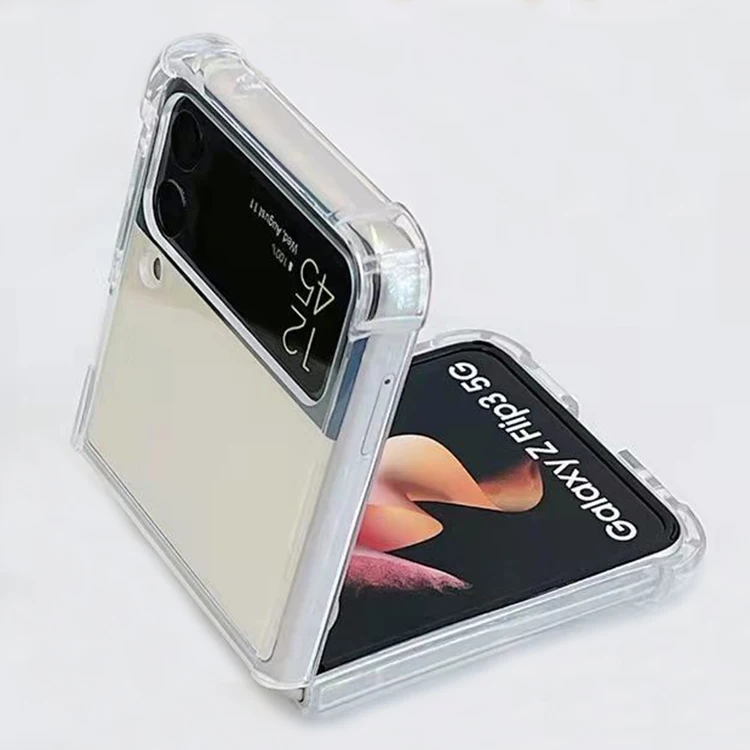 SWOSMO Anti Scratch Clear Transparent Acrylic Phone Case Hard PC Mobile Phone Case For Samsung Z Flip 3
SWOSMO Anti Scratch Clear Transparent Acrylic Phone Case Hard PC Mobile Phone Case For Samsung Z Flip 3