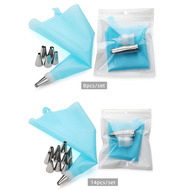 8pcs 14pcs 26pcs 50pcs Cake Tools Decorating Tips Coupler Nozzles set for Pastry Stainless steel, Silver
8pcs 14pcs 26pcs 50pcs Cake Tools Decorating Tips Coupler Nozzles set for Pastry Stainless steel, Silver