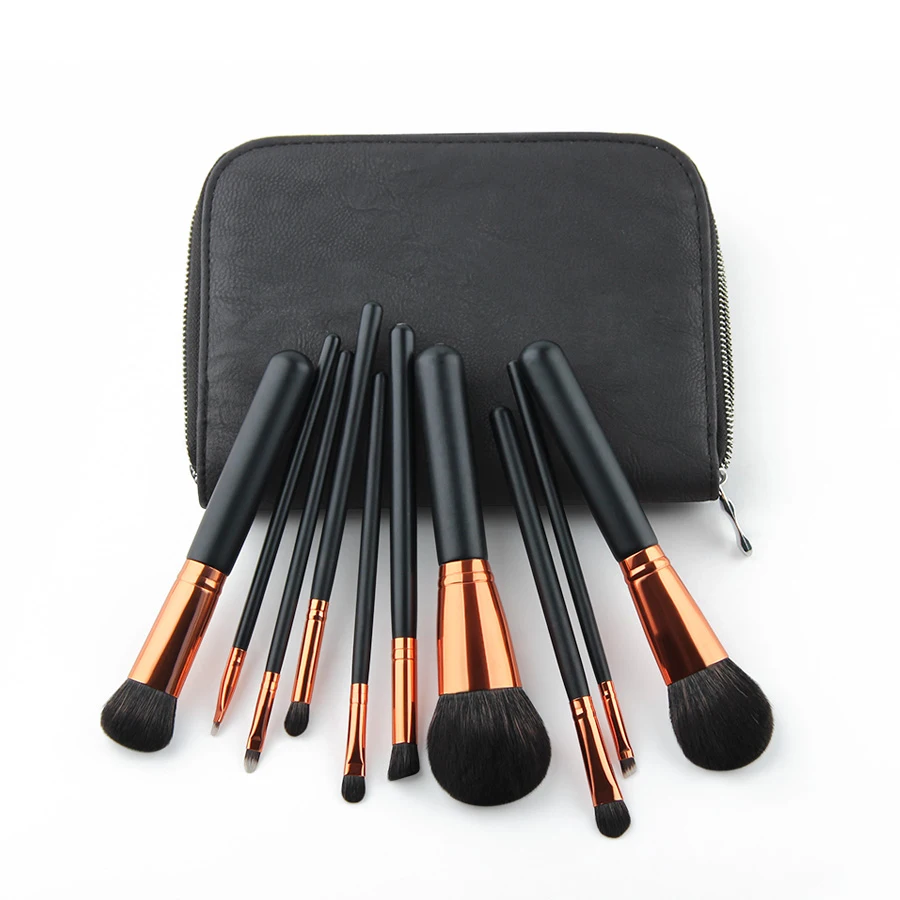 10PCS Professional Foundation Powder Eyeshadow Black Make Up Set Cosmetic Bag Makeup Brush
10PCS Professional Foundation Powder Eyeshadow Black Make Up Set Cosmetic Bag Makeup Brush