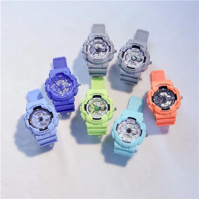 

Japan g Leisure Waterproof Sports ay Date Dual Cool Digital shock Watches For Boys Students Gift