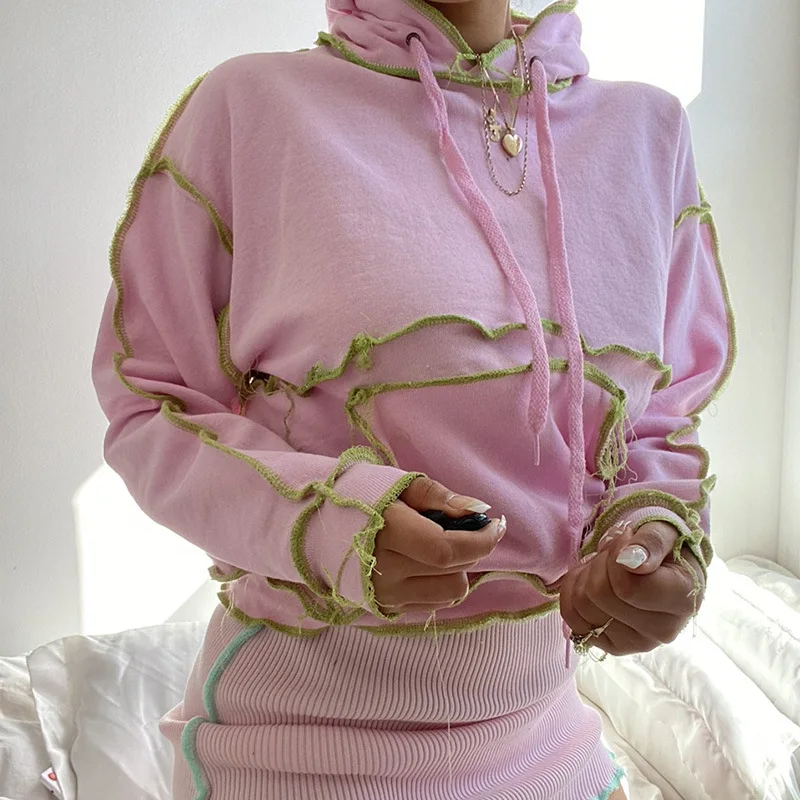 2020 New arrivals Autumn winter Women contrast color short T-shirt Long Sleeve Tops stitch tops
2020 New arrivals Autumn winter Women contrast color short T-shirt Long Sleeve Tops stitch tops