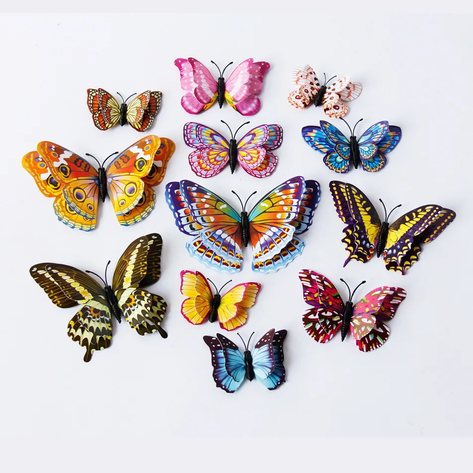 RS353 Double-layer interior decoration three-dimensional butterfly wall sticker 3d luminous magnetic butterfly fridge magnet
RS353 Double-layer interior decoration three-dimensional butterfly wall sticker 3d luminous magnetic butterfly fridge magnet